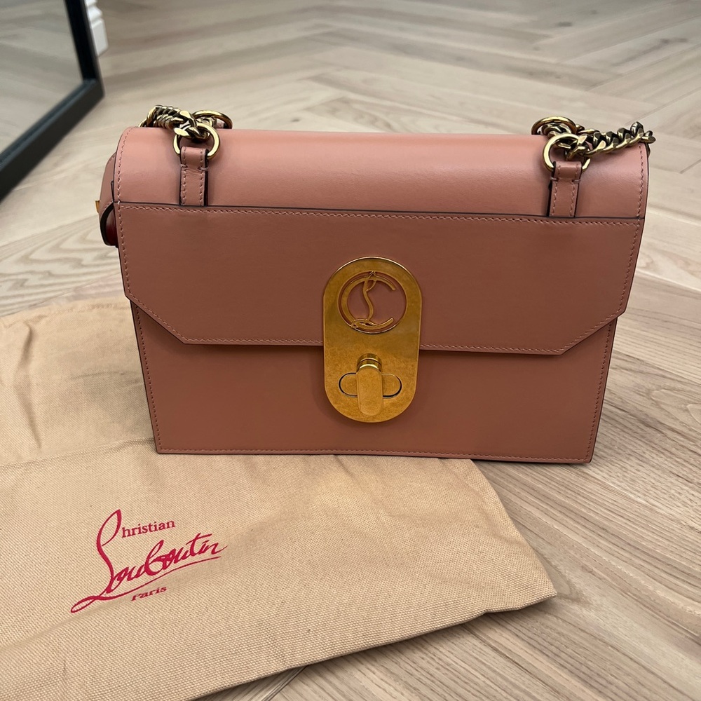 CHRISTIAN LOUBOUTIN Elisa leather shoulder bag.